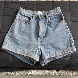 American Apparel High Waisted Shorts